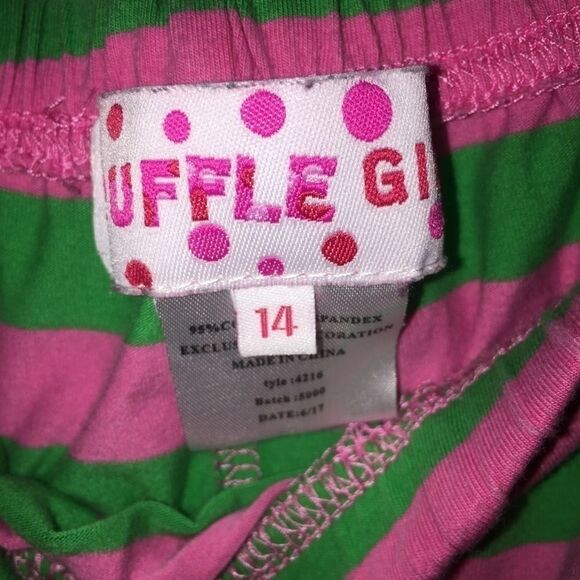 Ruffle girl outfit size 14 pants and top green - Picture 5 of 12